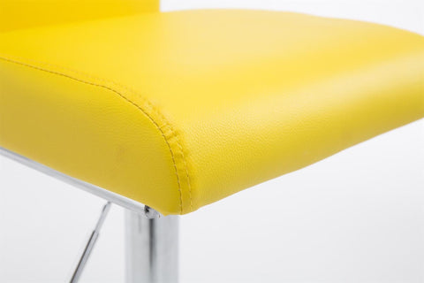 TPFLiving Barhocker Kölle Gestell Metall in Chromoptik Kunstleder