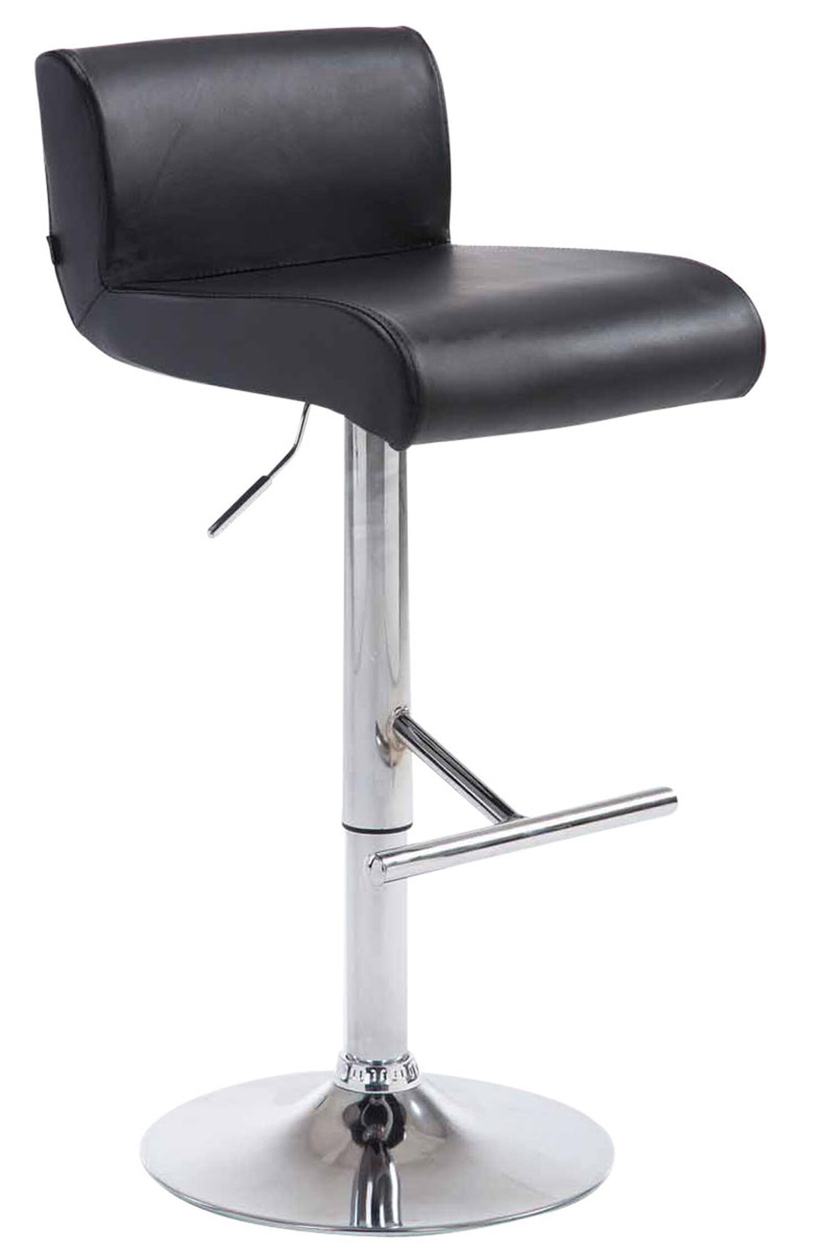 TPFLiving Barhocker Calif Gestell Metall in Chromoptik Kunstleder