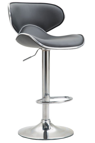 TPFLiving Barhocker Las Palmas Gestell Metall in Chromoptik Kunstleder