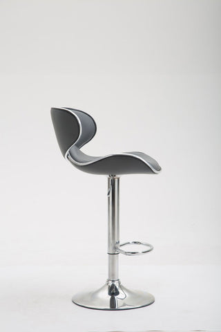 TPFLiving Barhocker Las Palmas Gestell Metall in Chromoptik Kunstleder
