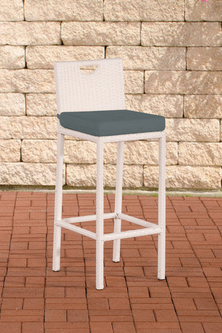 TPFGarden Barhocker Marlies Eisengrau