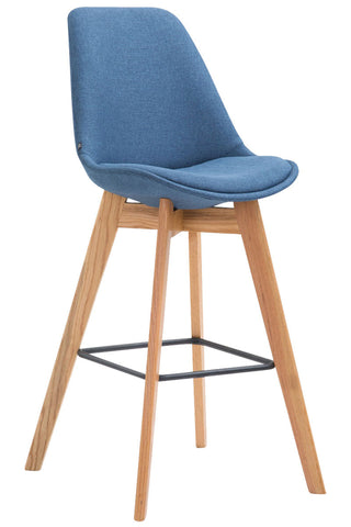 TPFLiving bar stool Medoc frame Natura fabric