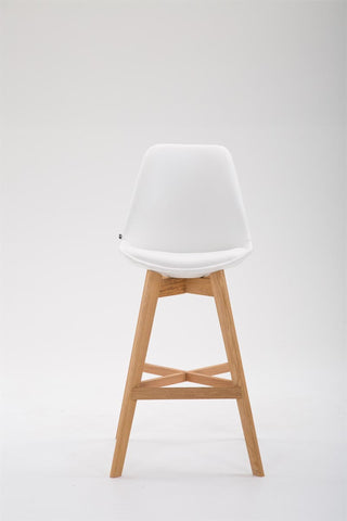 TPFLiving bar stool Canada frame Natura faux leather