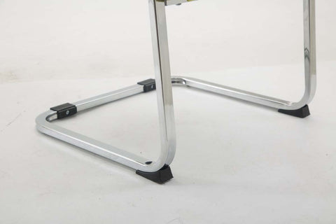 TPFLiving XL Besucherstuhl Anobo Stoff Gestell Metall