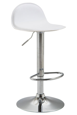 TPFLiving Barhocker Lana V2 Gestell Metall in Chromoptik Kunstleder