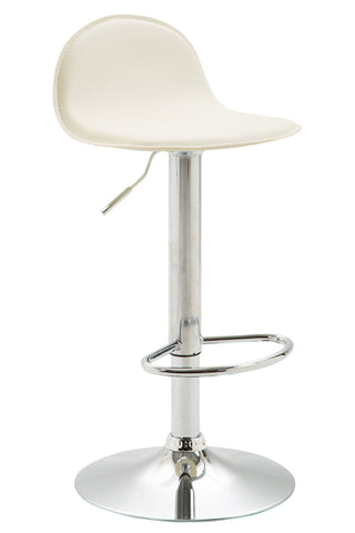 TPFLiving Barhocker Lana V2 Gestell Metall in Chromoptik Kunstleder