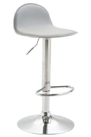 TPFLiving Barhocker Lana V2 Gestell Metall in Chromoptik Kunstleder