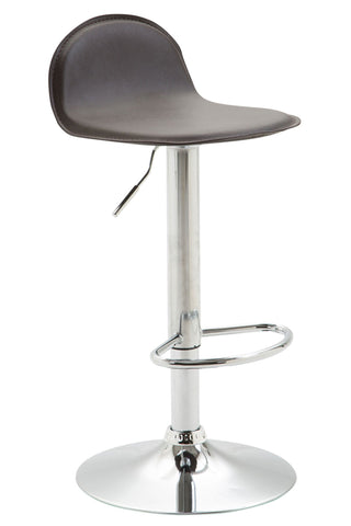 TPFLiving Barhocker Lana V2 Gestell Metall in Chromoptik Kunstleder