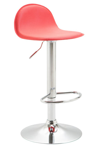 TPFLiving Barhocker Lana V2 Gestell Metall in Chromoptik Kunstleder