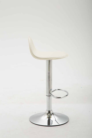 TPFLiving Barhocker Lana V2 Gestell Metall in Chromoptik Kunstleder