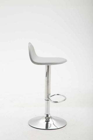 TPFLiving Barhocker Lana V2 Gestell Metall in Chromoptik Kunstleder