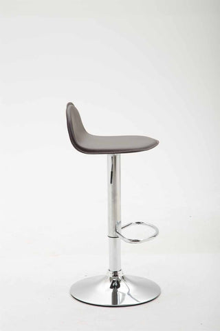 TPFLiving Barhocker Lana V2 Gestell Metall in Chromoptik Kunstleder