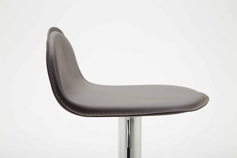 TPFLiving Barhocker Lana V2 Gestell Metall in Chromoptik Kunstleder