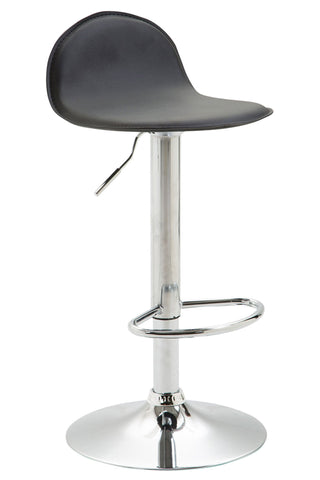 TPFLiving Barhocker Lana V2 Gestell Metall in Chromoptik Kunstleder