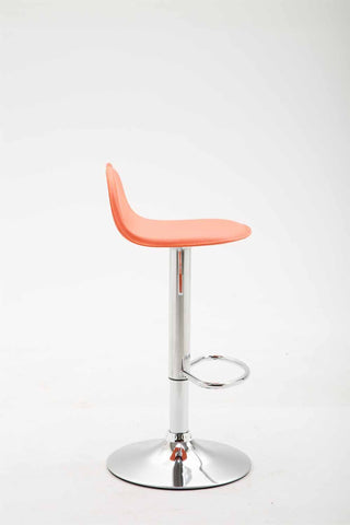 TPFLiving Barhocker Lana V2 Gestell Metall in Chromoptik Kunstleder