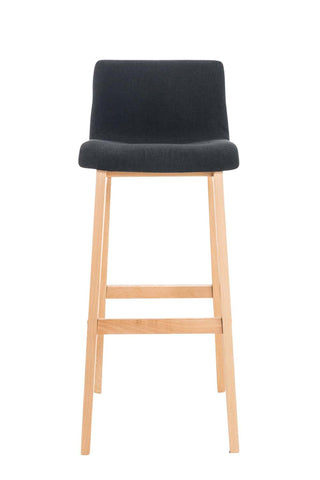 TPFLiving bar stool Hope 4-foot frame Natura fabric