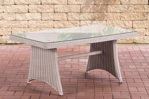 TPFGarden Gartentisch Sibell 5mm Polyrattan