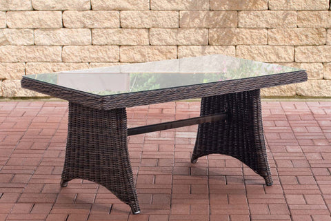 TPFGarden Gartentisch Sibell 5mm Polyrattan