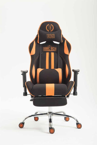 TPFLiving Racing Bürostuhl Limitless Stoff mit Fußablage