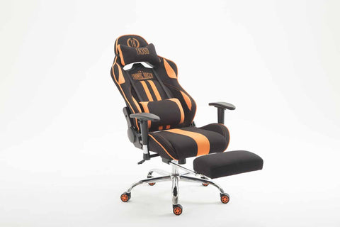 TPFLiving Racing Bürostuhl Limitless Stoff mit Fußablage