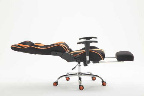 TPFLiving Racing Bürostuhl Limitless Stoff mit Fußablage