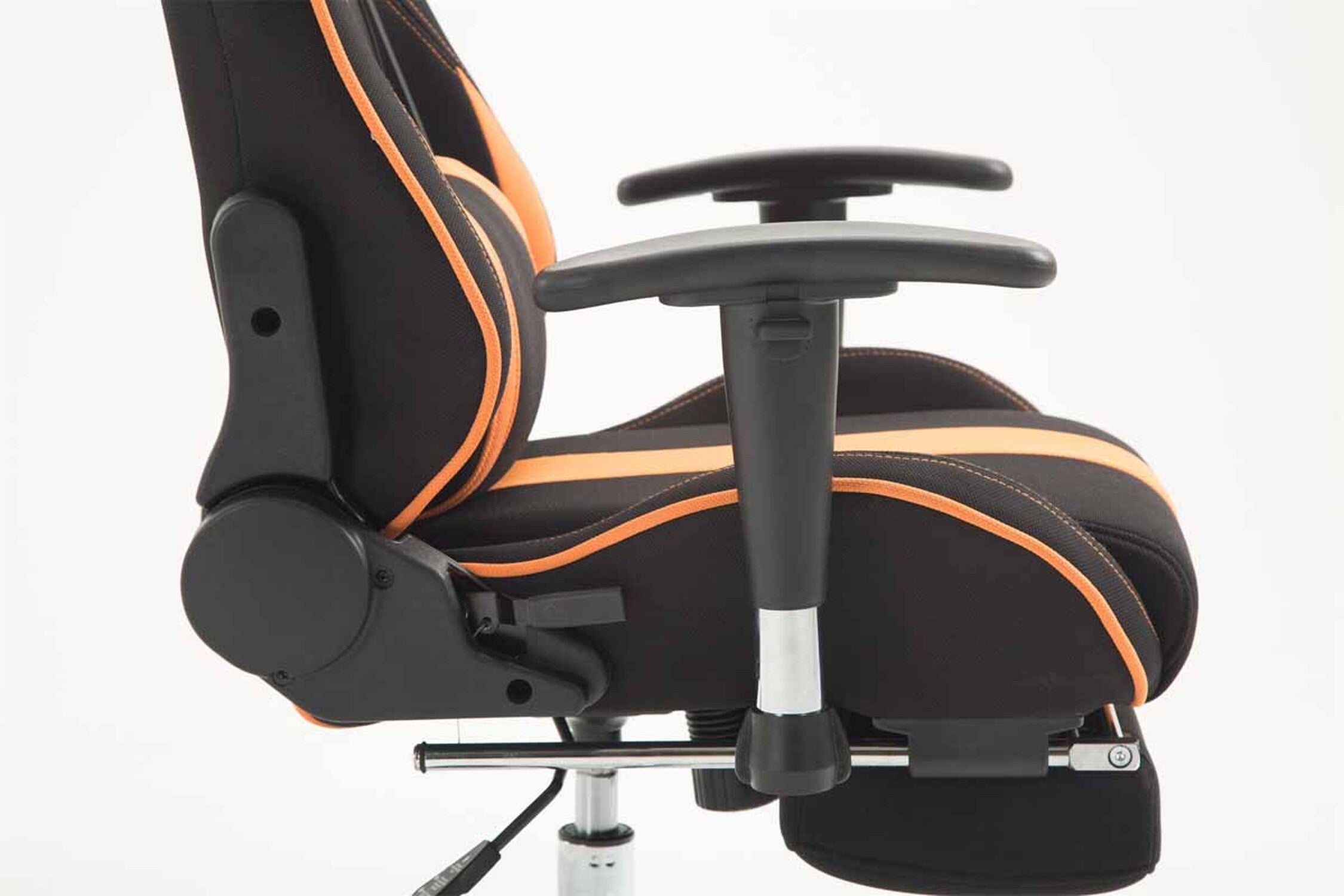 TPFLiving Racing Bürostuhl Limitless Stoff mit Fußablage