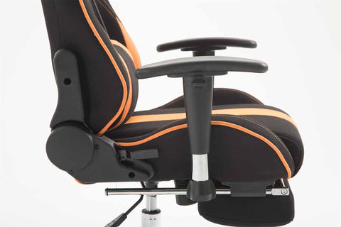 TPFLiving Racing Bürostuhl Limitless Stoff mit Fußablage