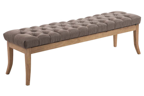 TPFLiving Sitzbank Romeo Stoff antik-hell 150