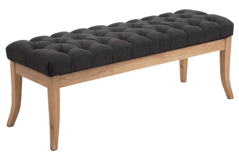 TPFLiving Sitzbank Romeo Stoff antik-hell 120