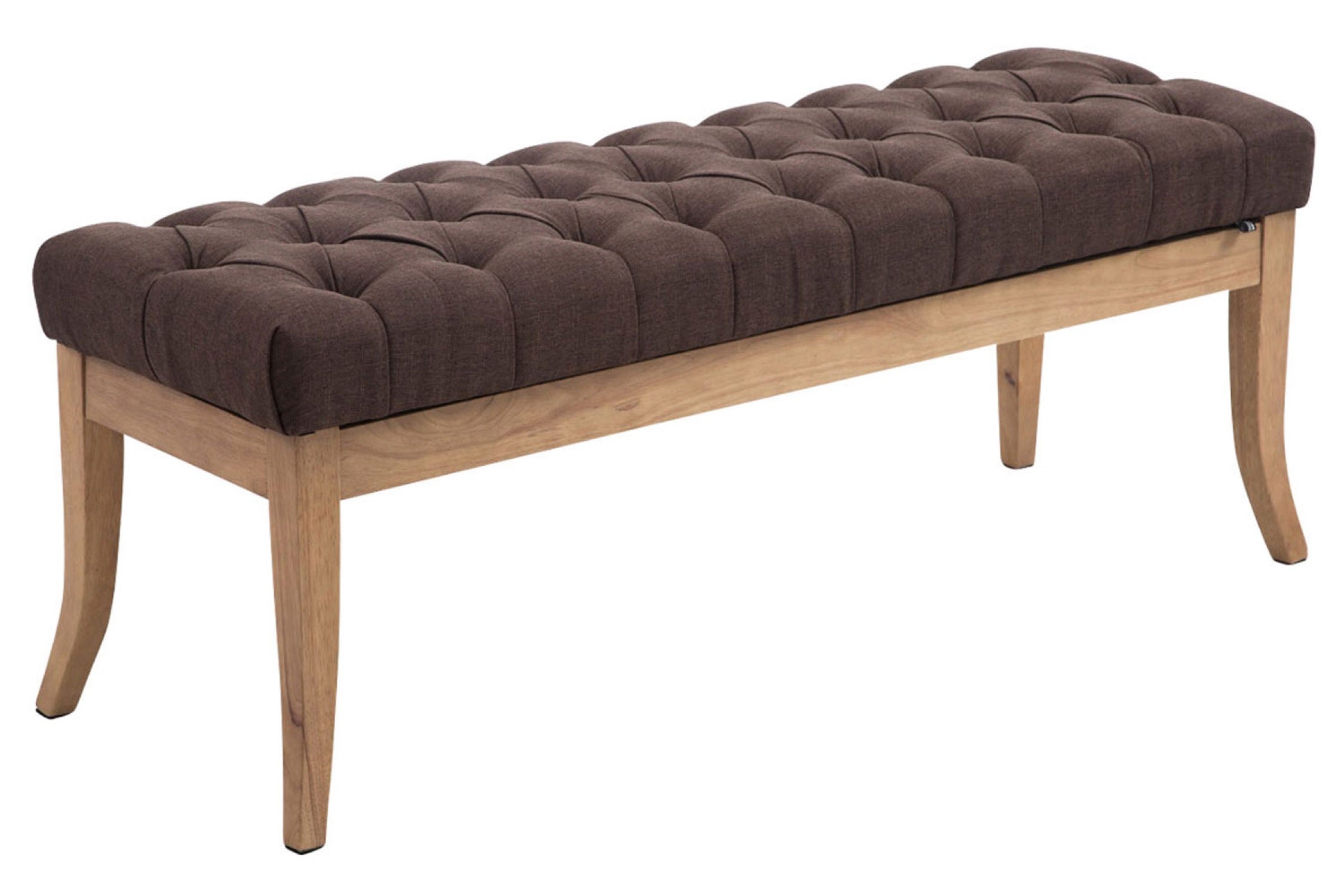 TPFLiving Sitzbank Romeo Stoff antik-hell 120