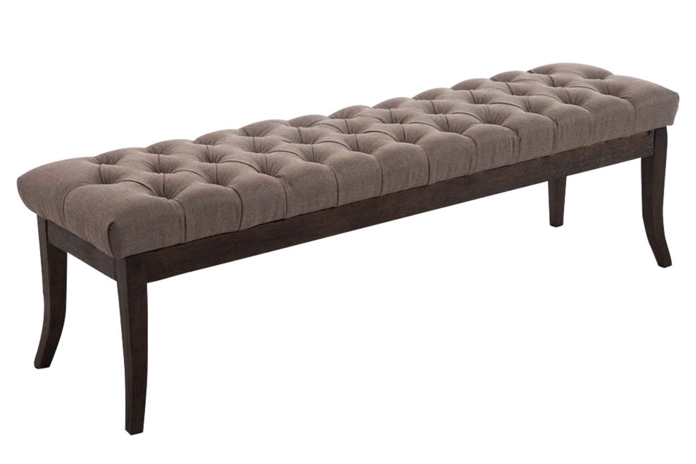 TPFLiving Sitzbank Romeo Stoff antik-dunkel 150