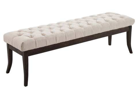 TPFLiving Sitzbank Romeo Stoff antik-dunkel 150