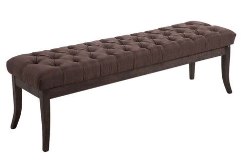 TPFLiving Sitzbank Romeo Stoff antik-dunkel 150