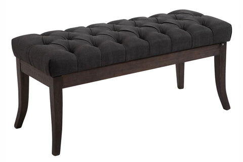 TPFLiving Sitzbank Romeo Stoff antik-dunkel 100