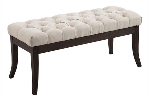 TPFLiving Sitzbank Romeo Stoff antik-dunkel 100