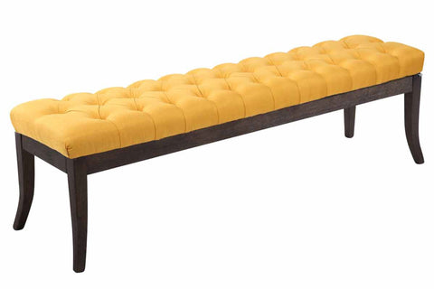 TPFLiving Sitzbank Romeo Stoff antik-dunkel 150