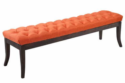 TPFLiving Sitzbank Romeo Stoff antik-dunkel 150