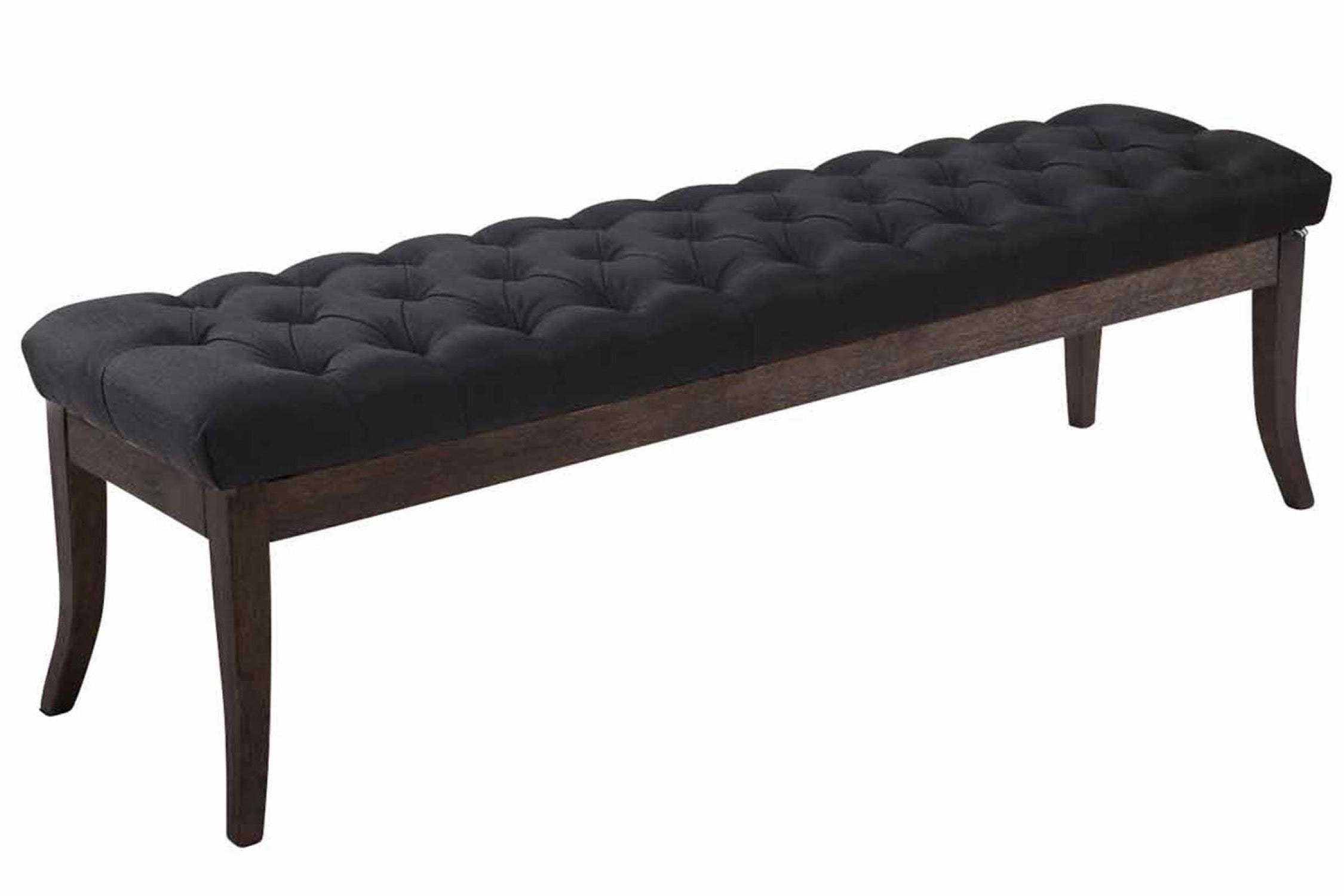 TPFLiving Sitzbank Romeo Stoff antik-dunkel 150