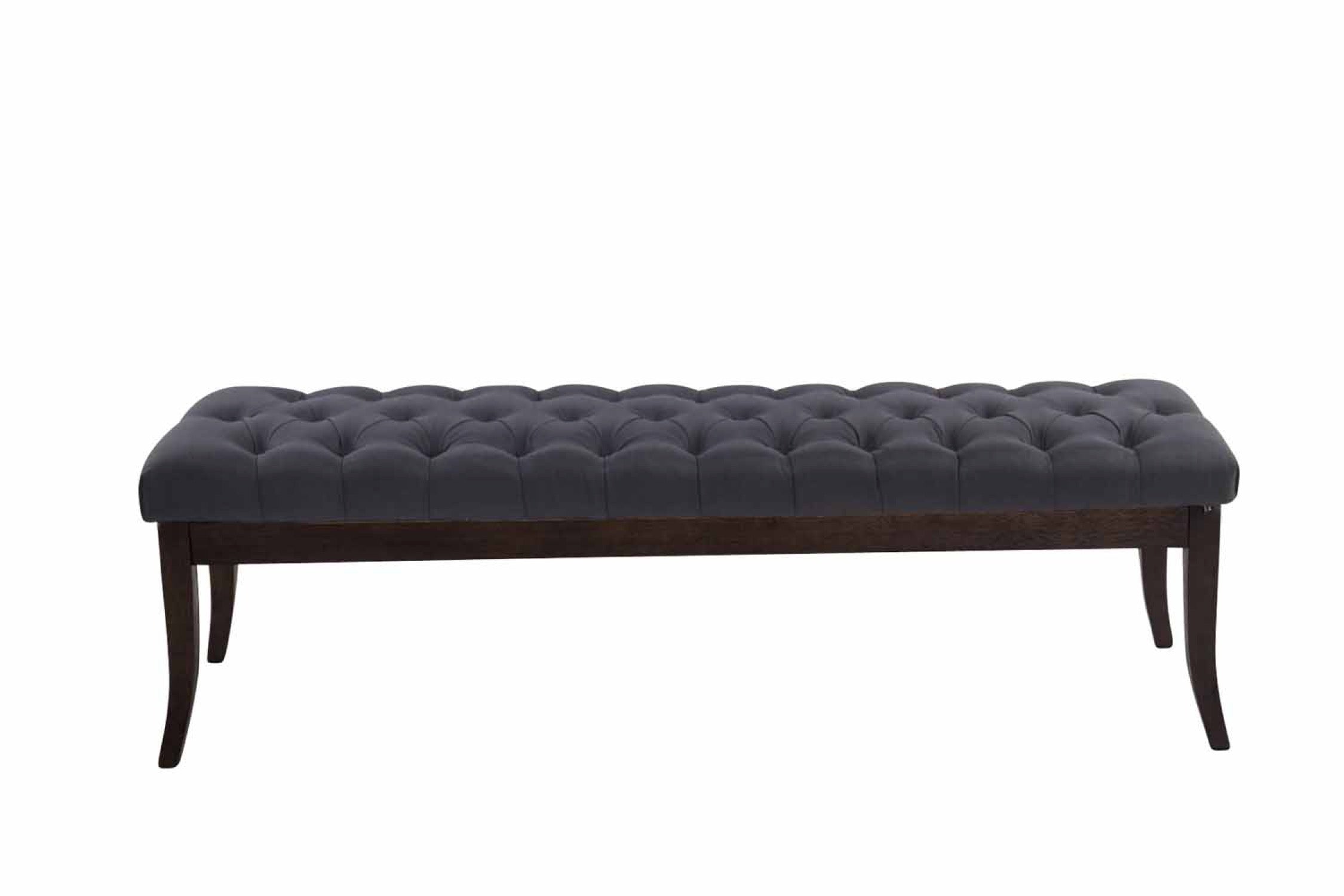 TPFLiving Sitzbank Romeo Stoff antik-dunkel 150