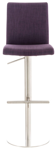 TPFLiving bar stool Cathy frame stainless steel fabric