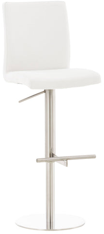 TPFLiving bar stool Cathy frame stainless steel fabric