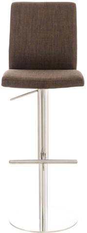 TPFLiving bar stool Cathy frame stainless steel fabric