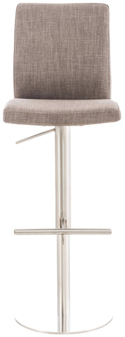 TPFLiving bar stool Cathy frame stainless steel fabric