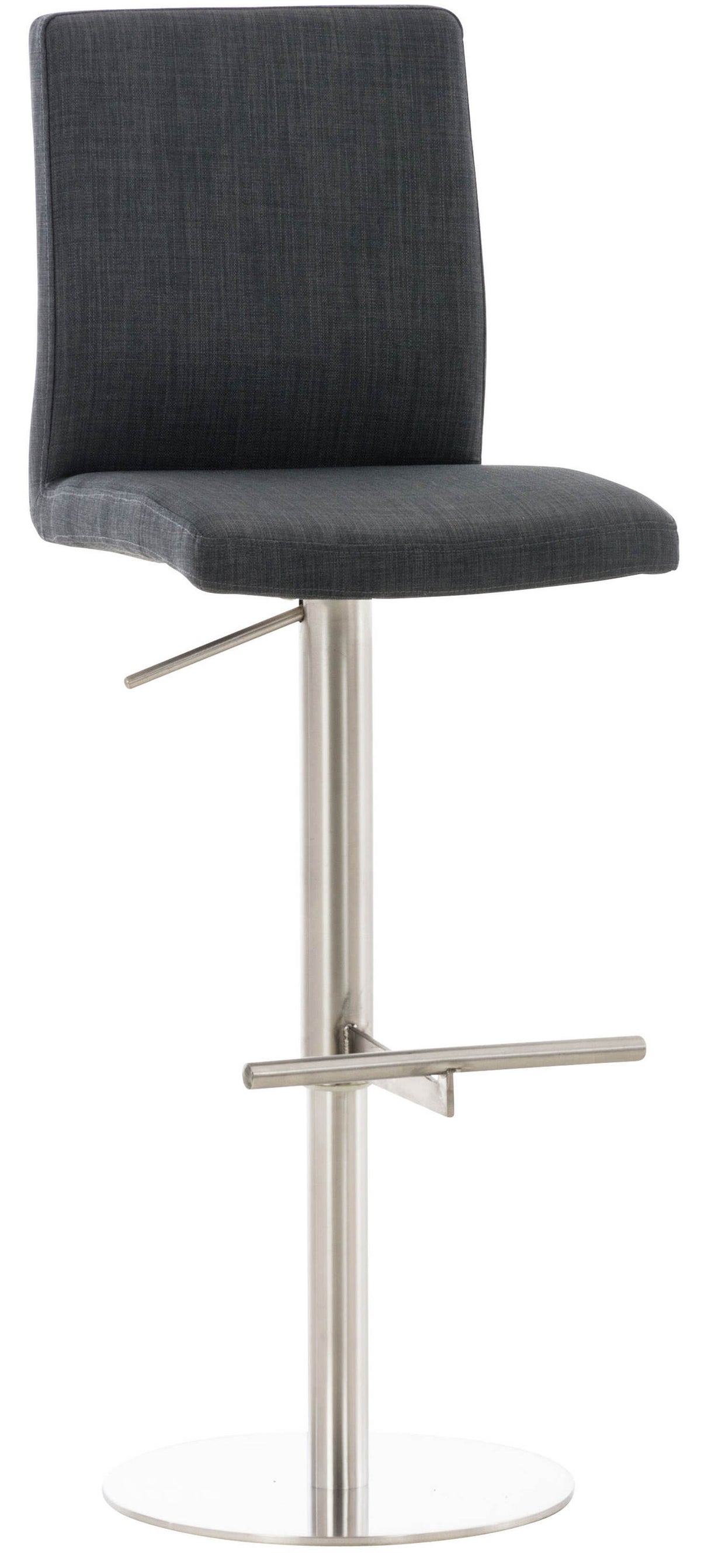 TPFLiving bar stool Cathy frame stainless steel fabric