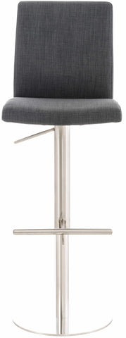 TPFLiving bar stool Cathy frame stainless steel fabric