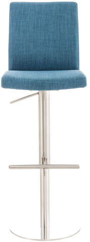 TPFLiving bar stool Cathy frame stainless steel fabric