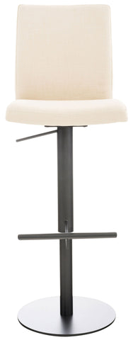 TPFLiving bar stool Cathy frame black fabric