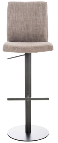 TPFLiving bar stool Cathy frame black fabric