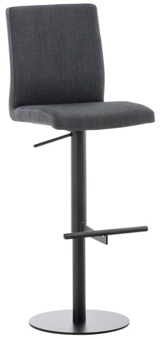 TPFLiving bar stool Cathy frame black fabric