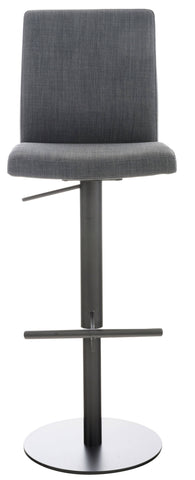 TPFLiving bar stool Cathy frame black fabric